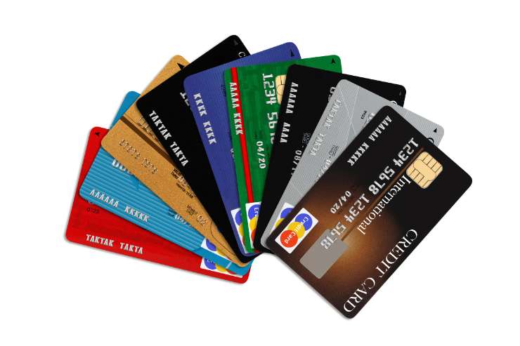 Una serie di Carte di credito