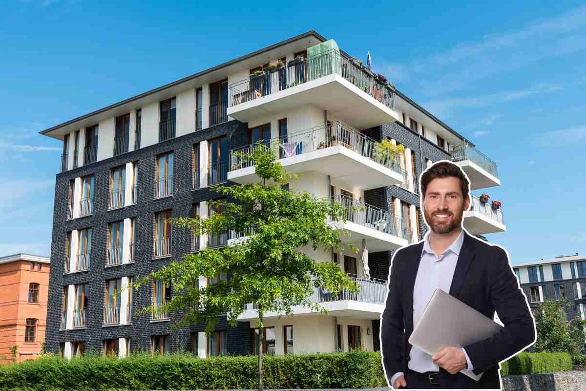Un condominio con un amministratore in primopiano